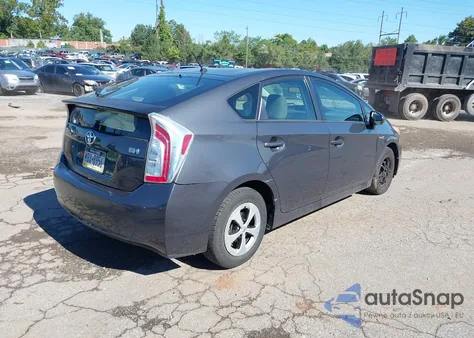 2012 Toyota Prius Two из США, поврежденный, VIN JTDKN3DU2C1558584